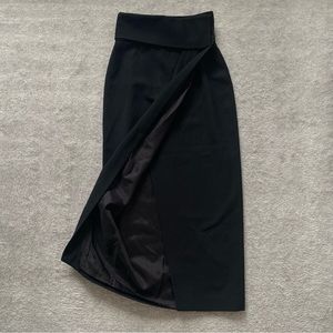 Vintage Armani Wool Wrap Skirt